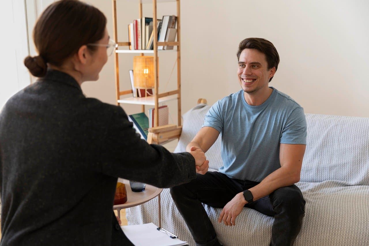 Counselling session - therapeutic conversation